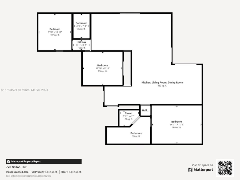 На продажу: $534,900 (3 спален, 2 ванн, 1413 Квадратных фут)