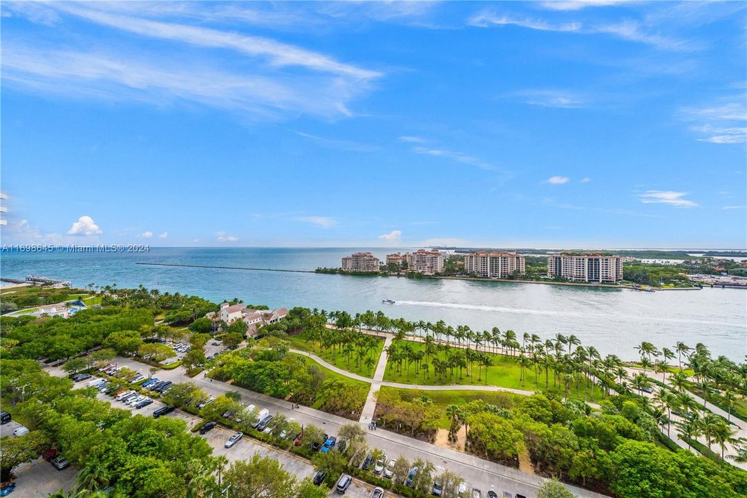 Southern exposure overlooking Government Cut & Fisher Island