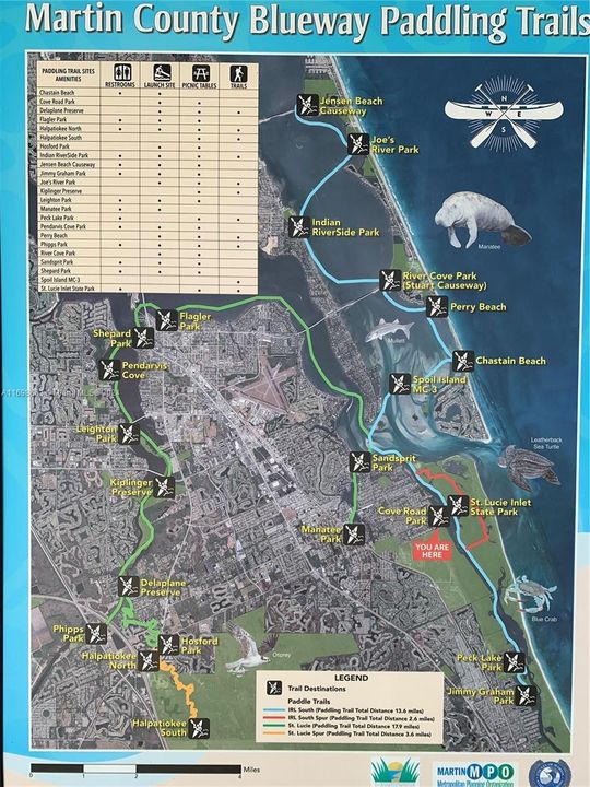 Kayak Trail Map