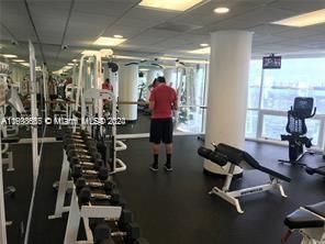 GYM overlooking the Biscayne Bay