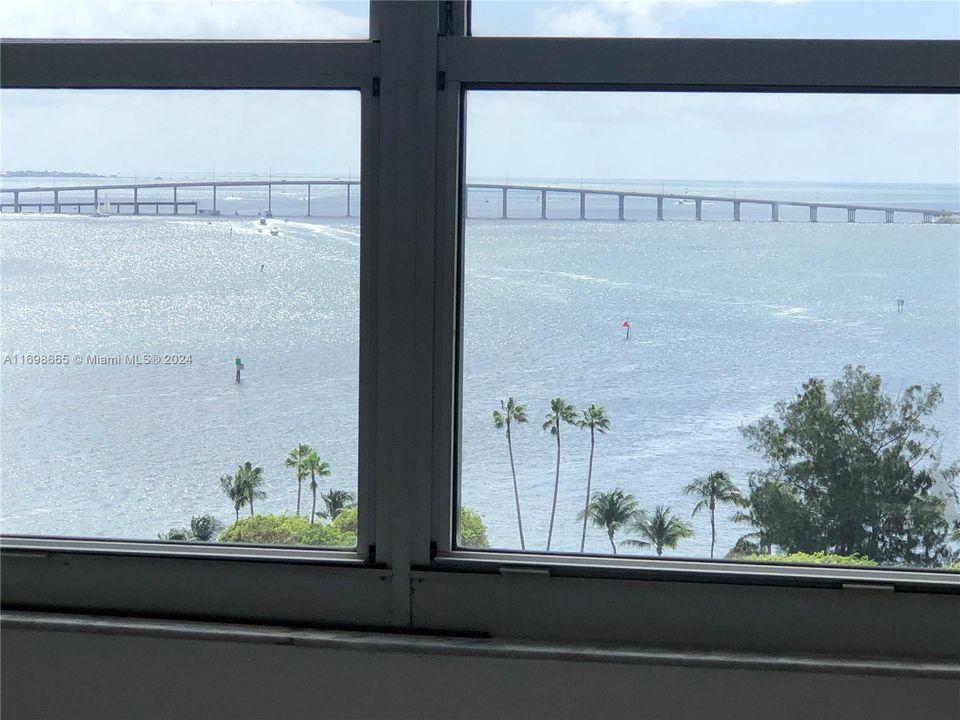 VIEW TOWARDS THE KEY BISCAYNE BRIDGE