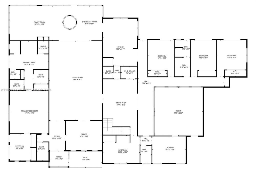 En Venta: $5,750,000 (6 camas, 6 baños, 6180 Pies cuadrados)