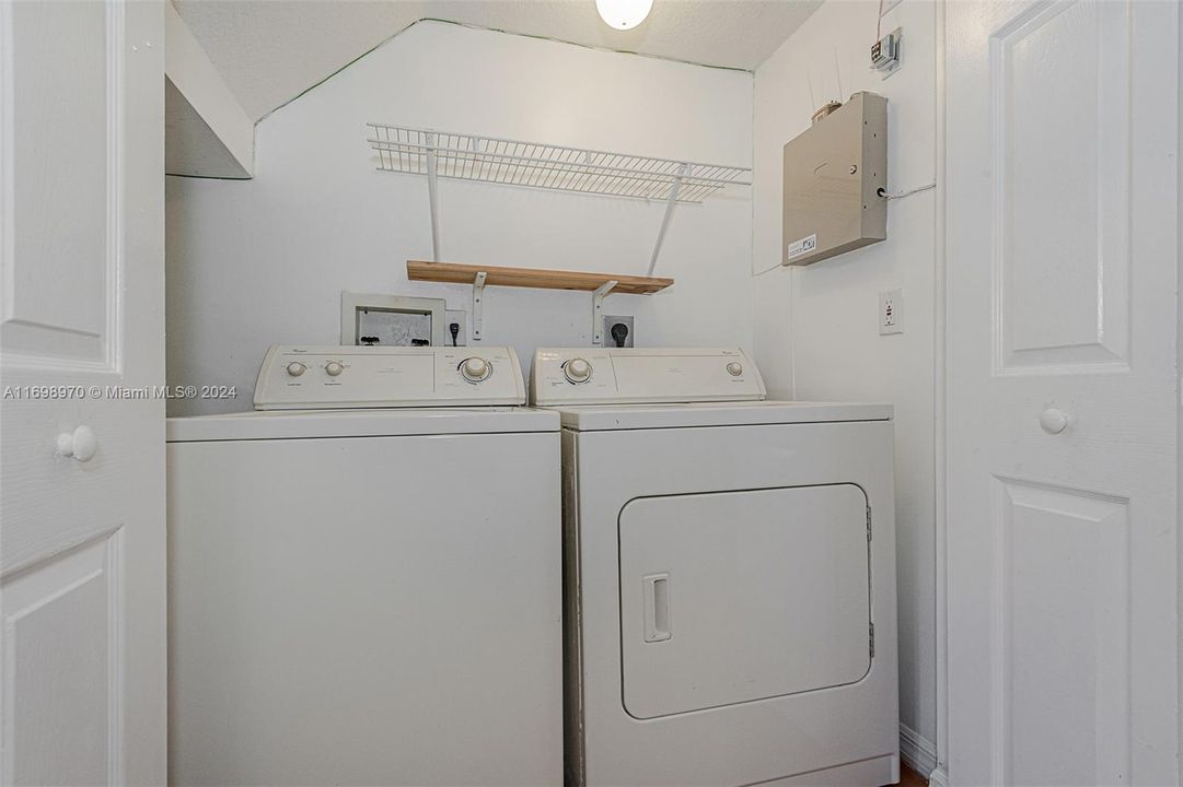 Full size washer and dryer