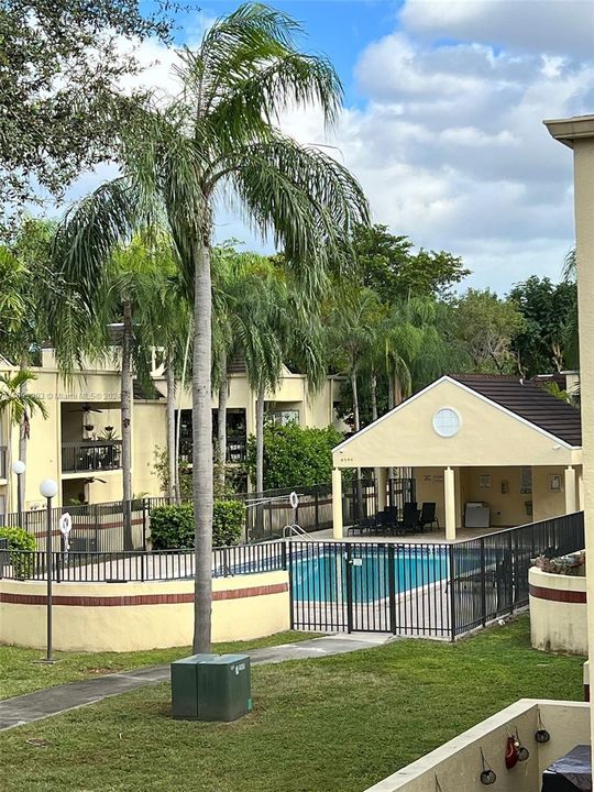 POOL VIEW FROM BALCONY