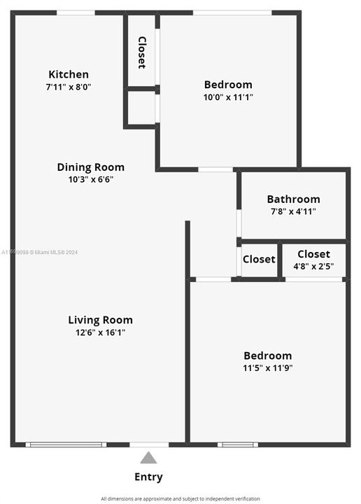 En Venta: $249,000 (2 camas, 1 baños, 718 Pies cuadrados)