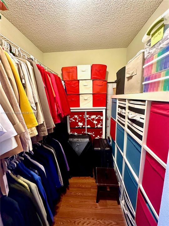 One of the walk in closet in Master Bedroom