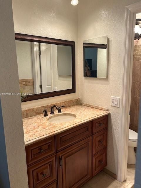 Updated Master Bathroom with Granite countertop