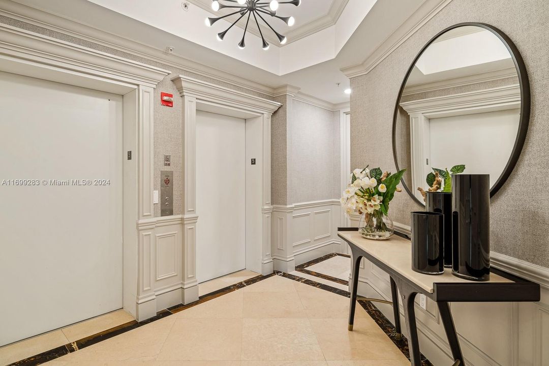 13621 Deering Bay Drive #503 elevator lobby foyer