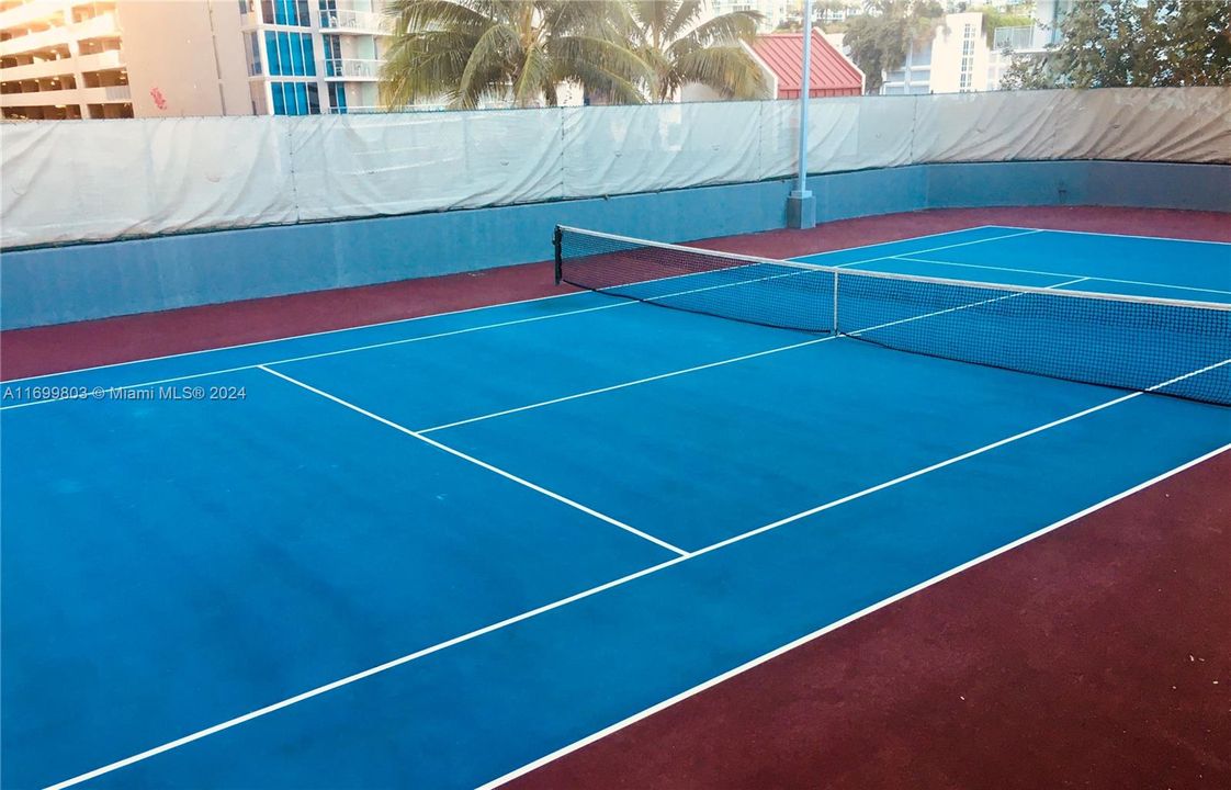 1 tennis court