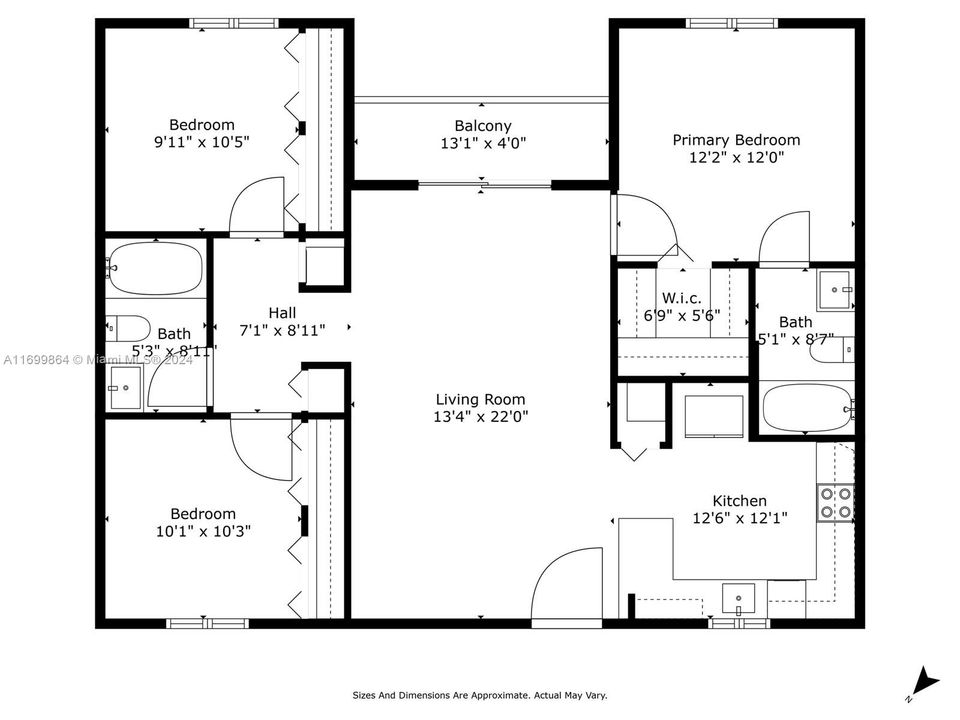 En Venta: $369,000 (3 camas, 2 baños, 1260 Pies cuadrados)