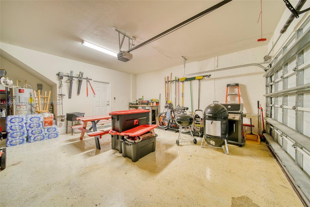 2-car garage, main house.