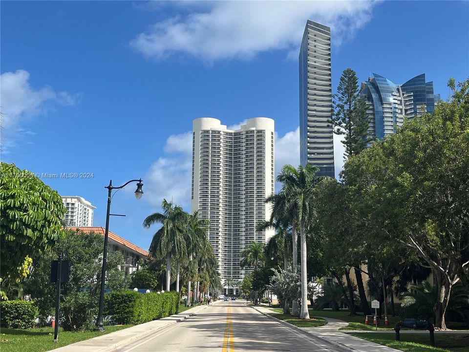 Ocean Four Condos & Muse Residences straight ahead