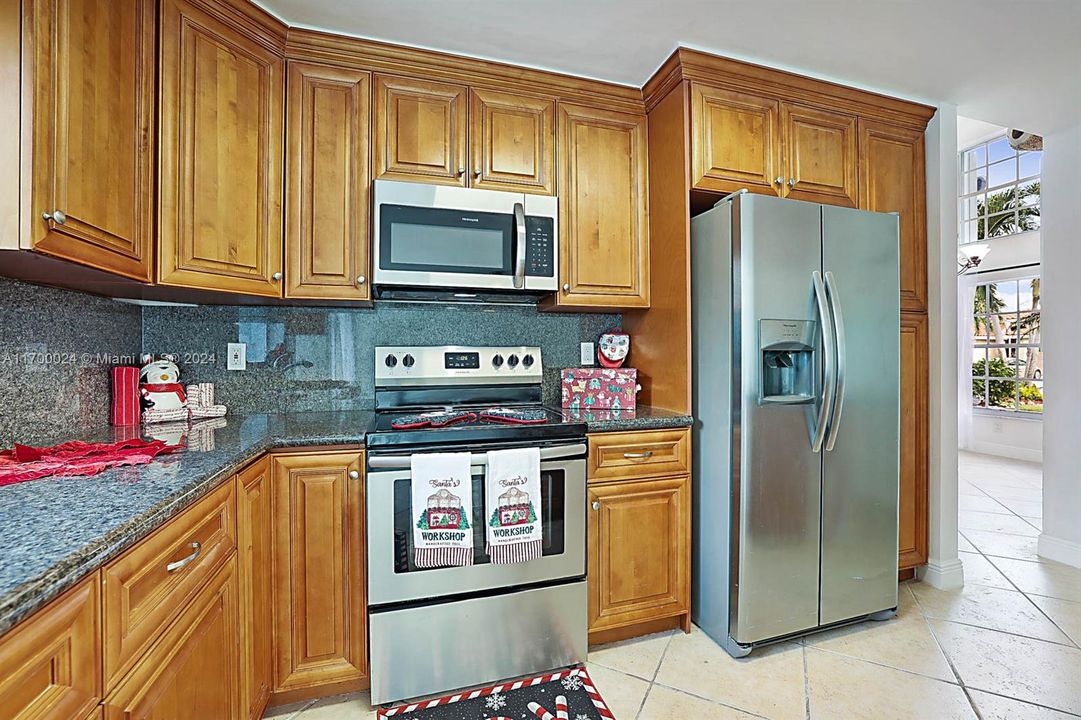 Stainless steel appliances