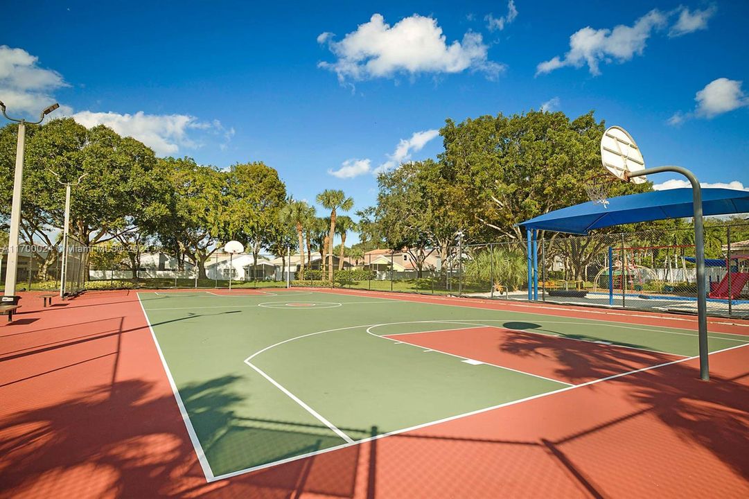 Basketball Court located at the clubhouse