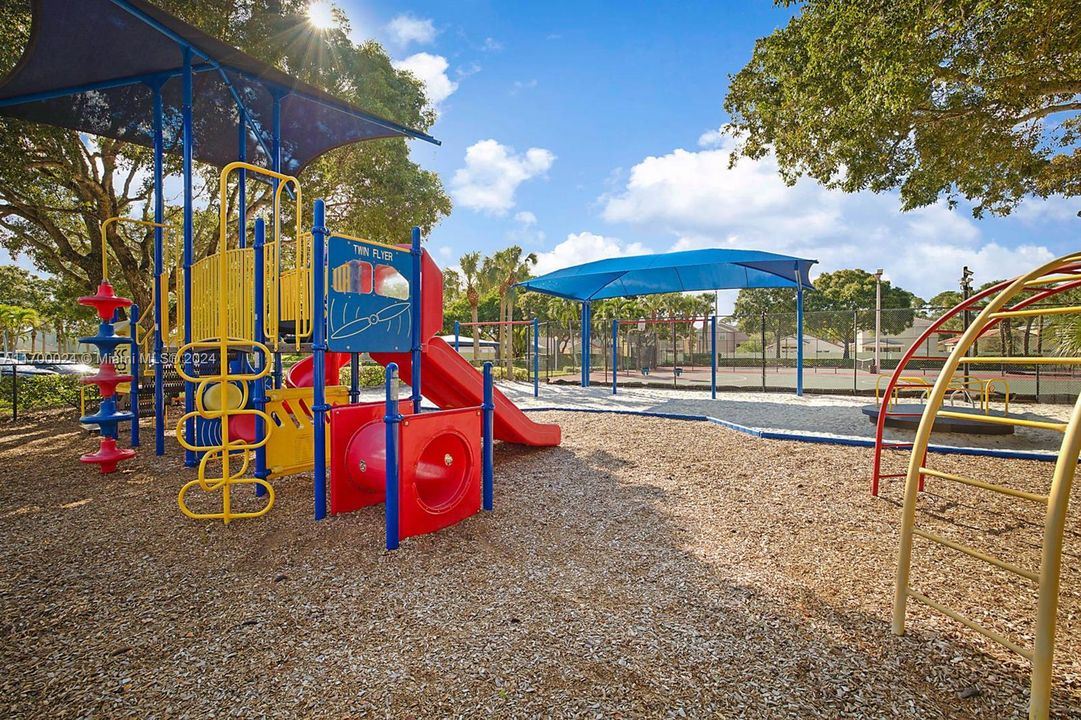 Playground located at the clubhouse