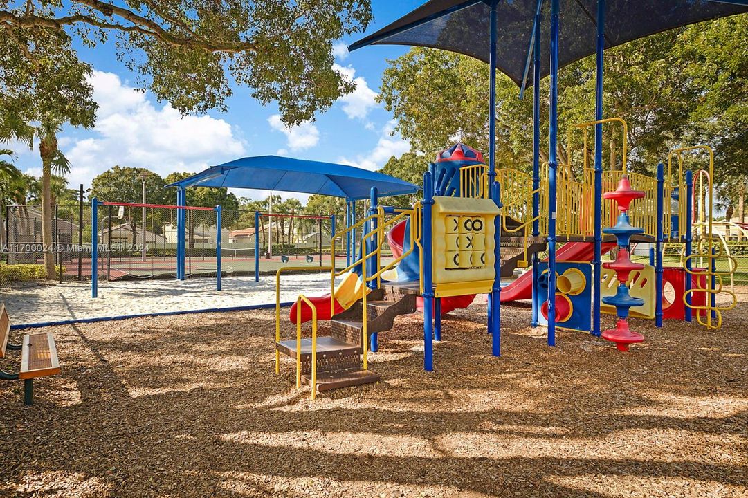 Playground located at the clubhouse