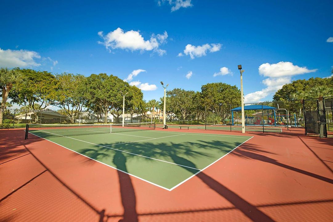 Tennis Court located at the club house