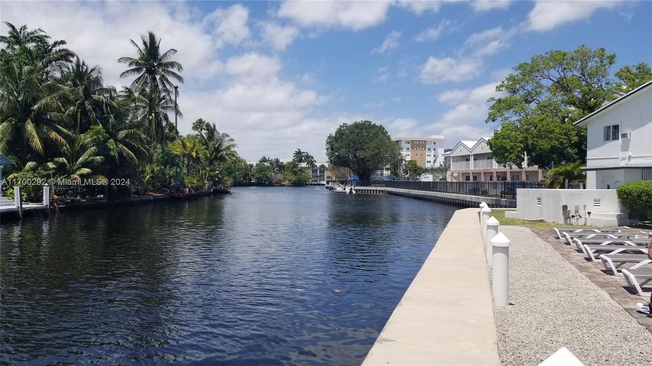 Canal view from Pool Deck