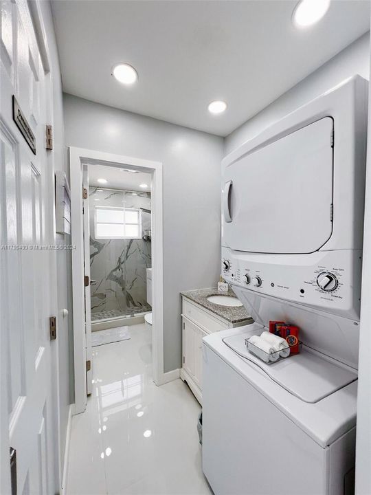 Laundry area