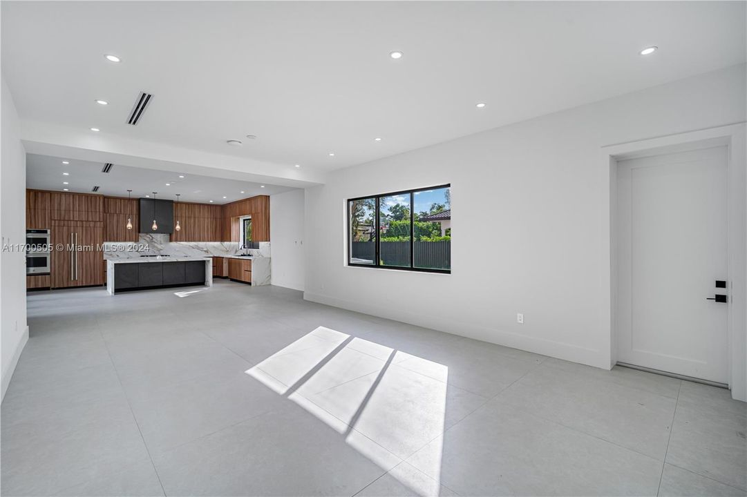 Beautiful Open Area For Formal Dinning, and Family Room.