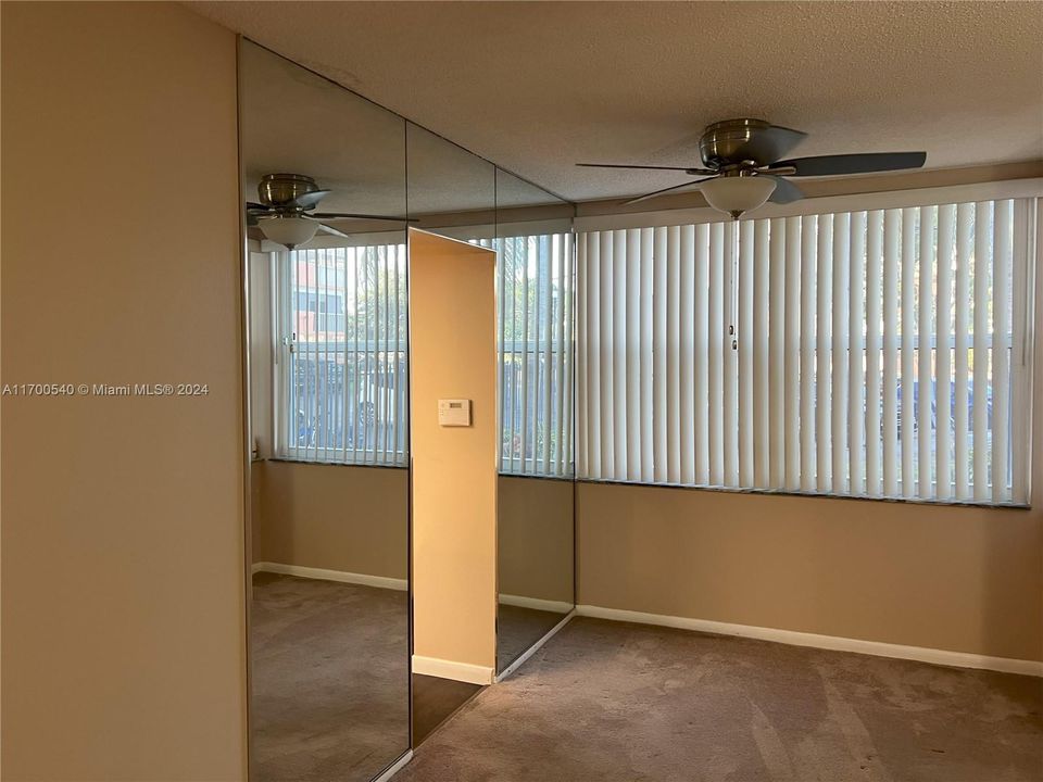 View of mirror wall in Dining Area