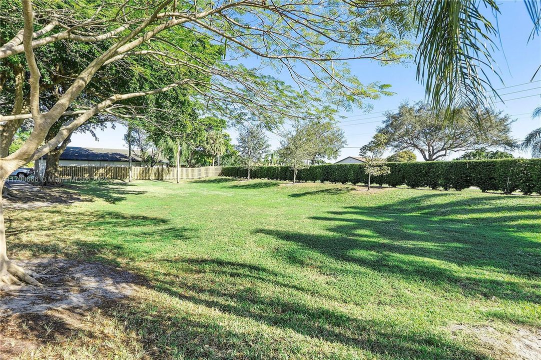 Field in front of home