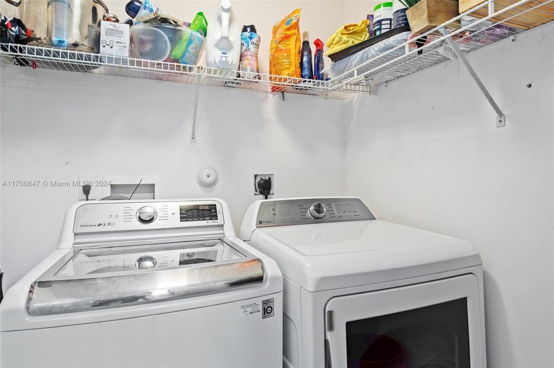 Separate laundry room