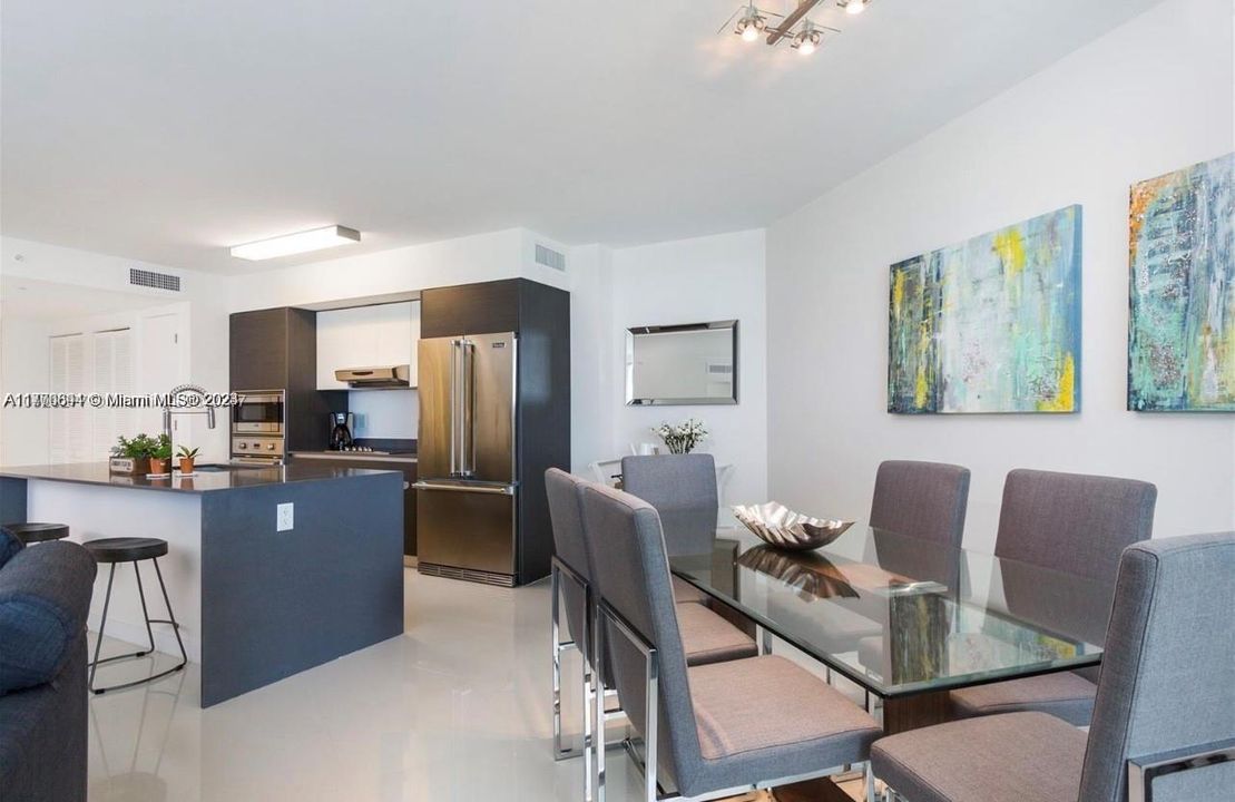 Dining area with Intercoastal views