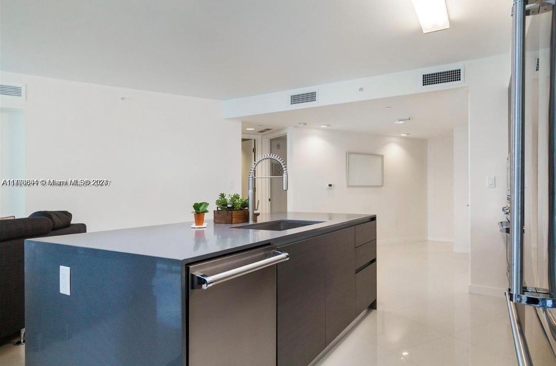 Kitchen with Intercoastal view