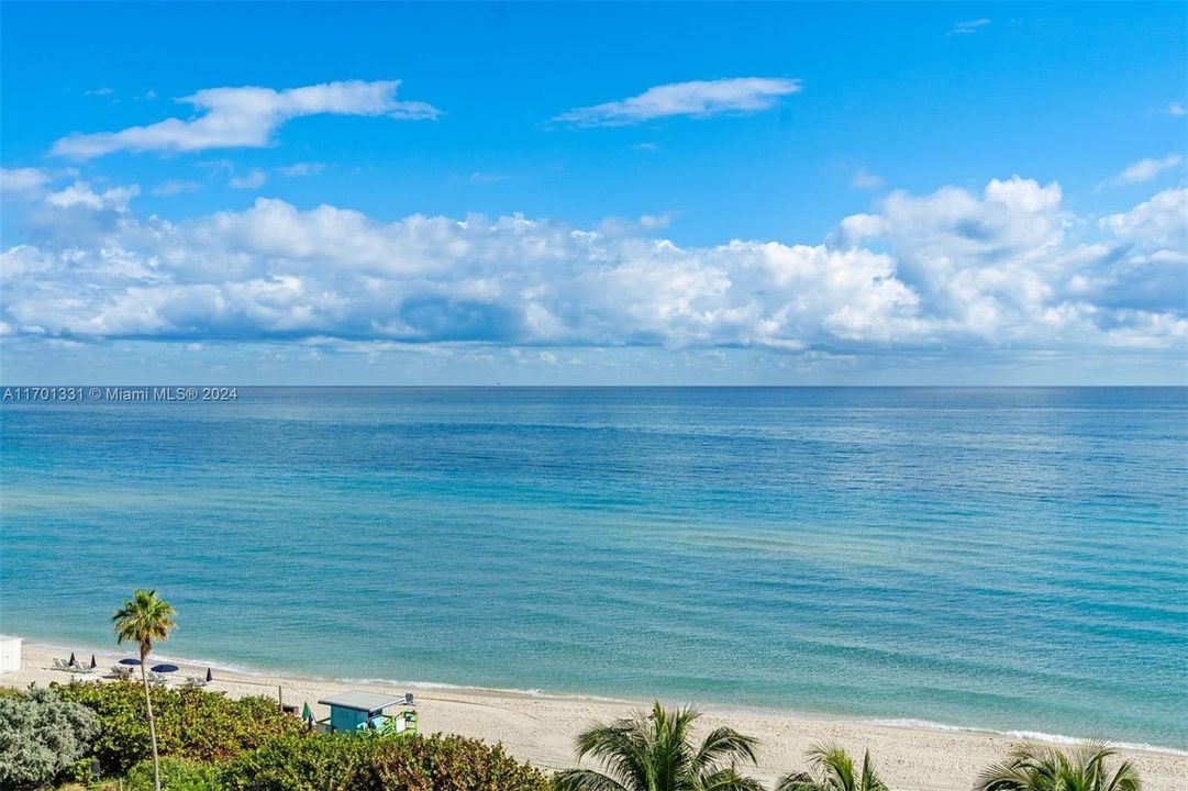 View from oceanside balcony