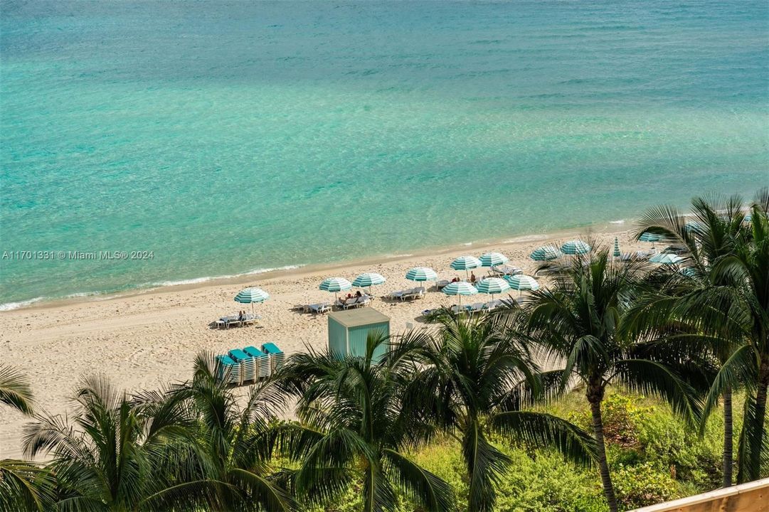 View from oceanside balcony