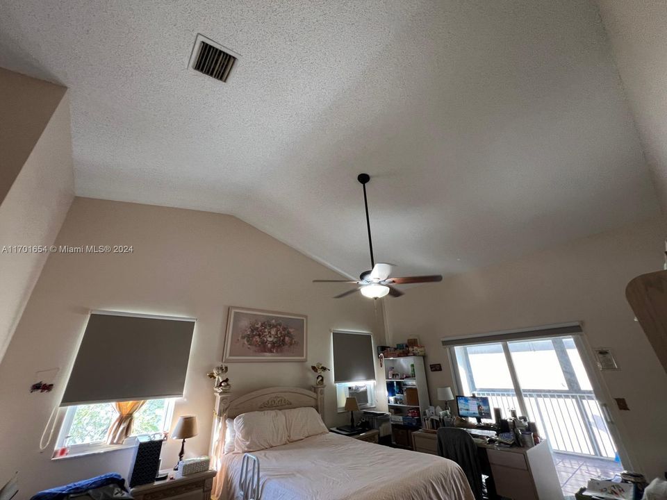 Master Bedroom - Vaulted Ceilings