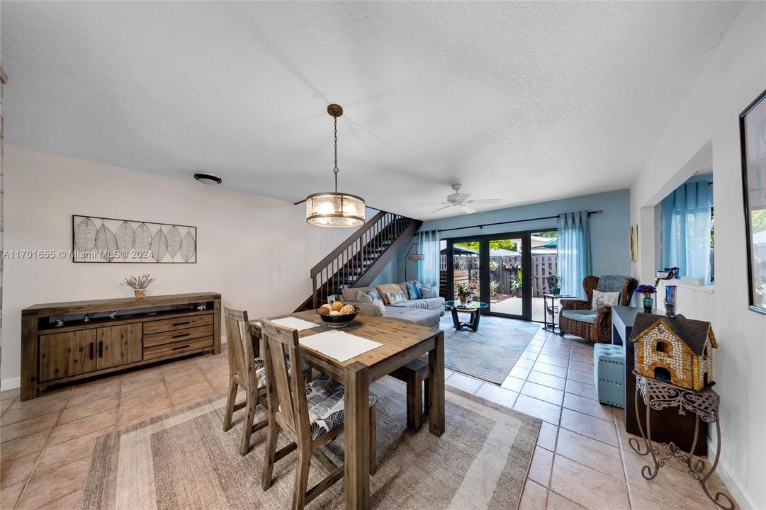 Dining room area