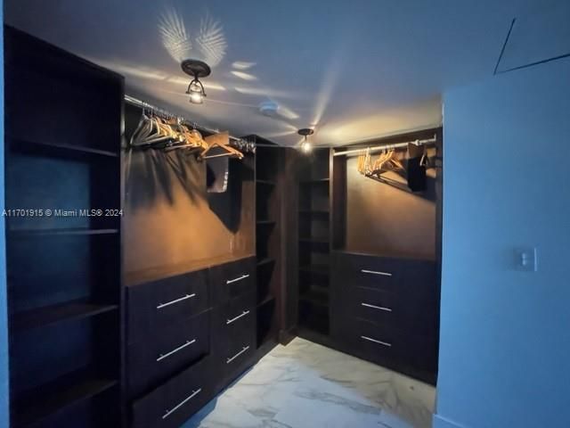 vanity/closet area