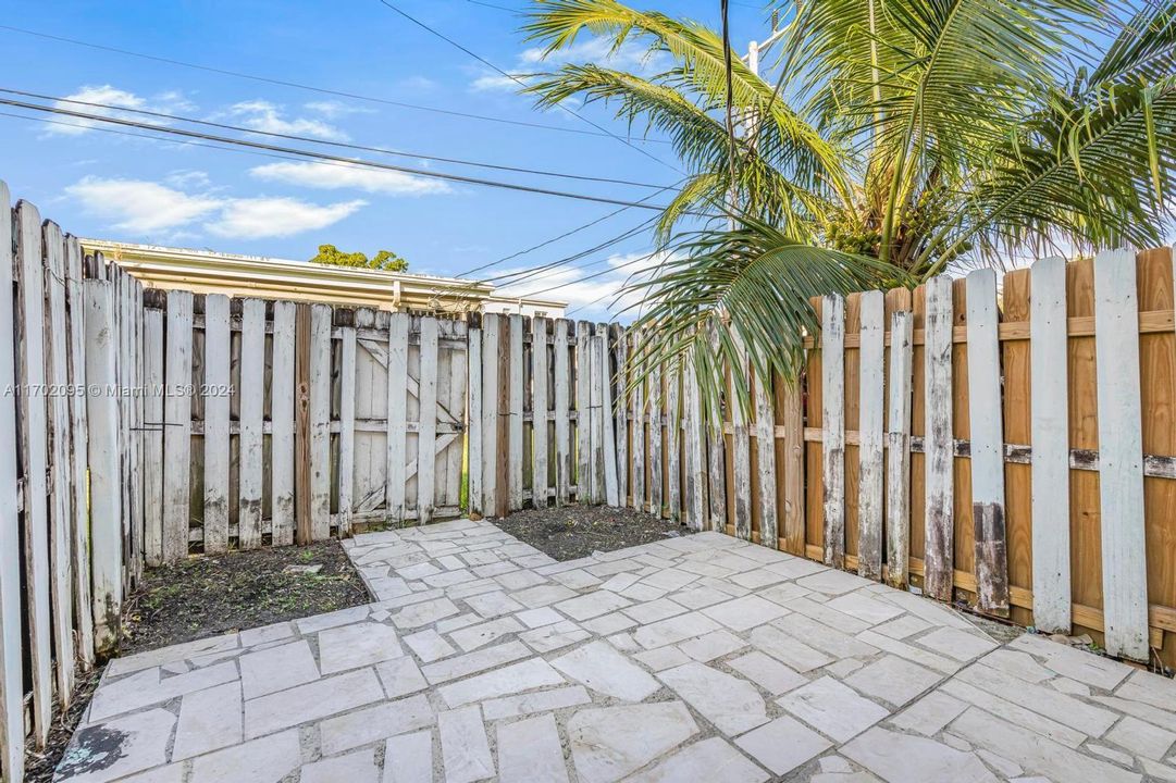 Private, Fenced-in Patio.