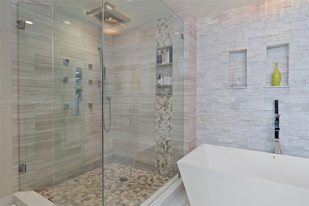 Spa Shower - multiple shower heads