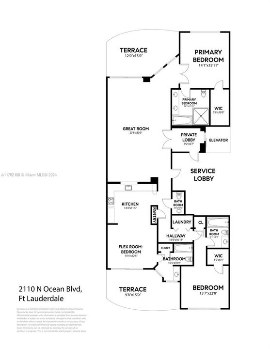 En Venta: $1,750,000 (3 camas, 3 baños, 2130 Pies cuadrados)