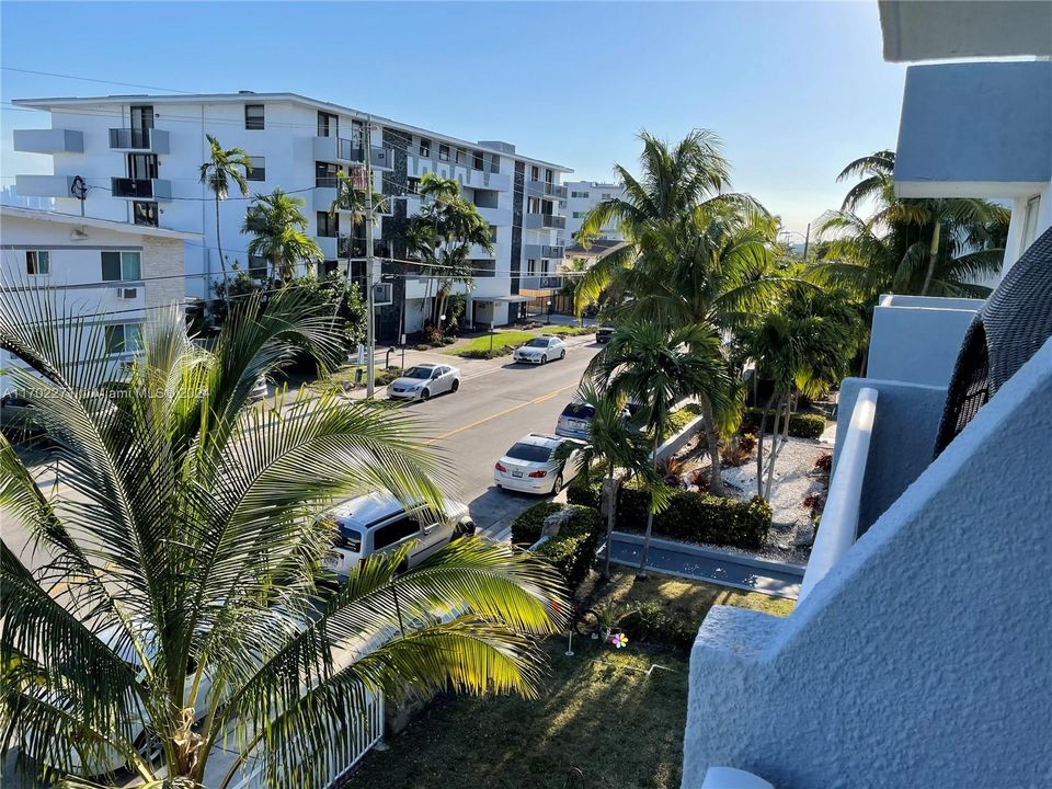 View from balcony