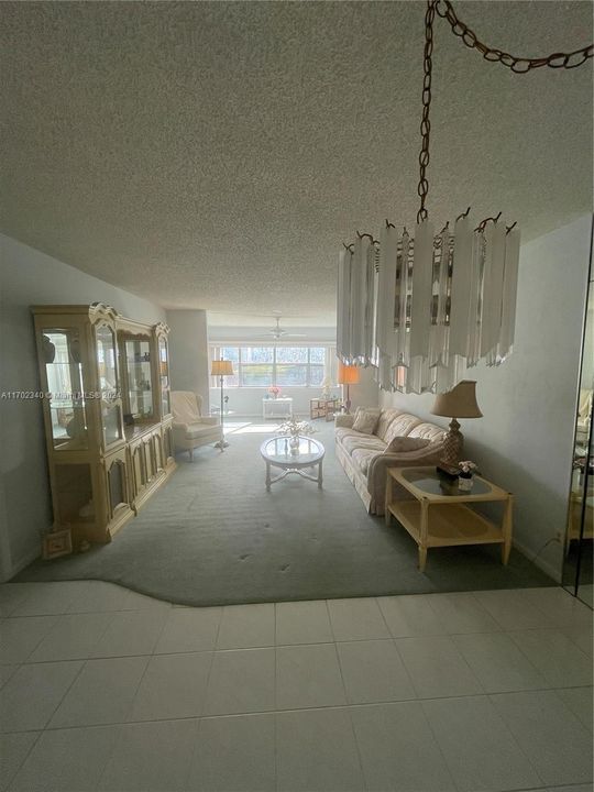 Living Room with Expansive Water View.