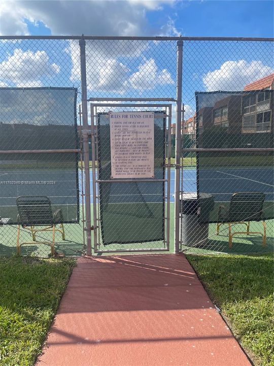 Tennis Courts within Walking Distance To your Condo.