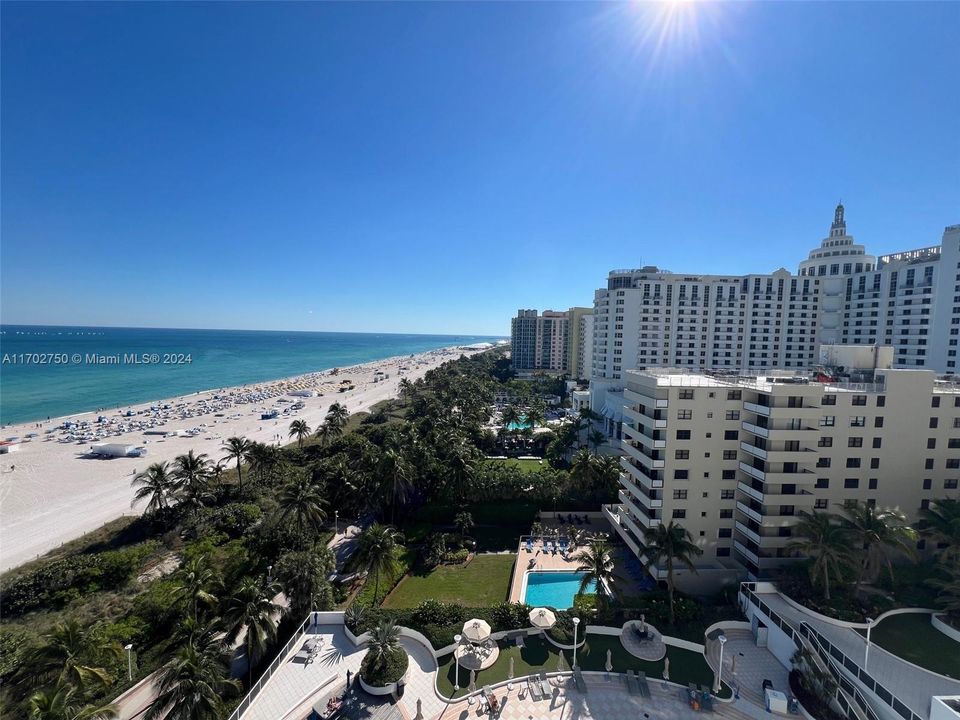 Direct South East views from the private Balcony looking at the Iconic Loews Hotel