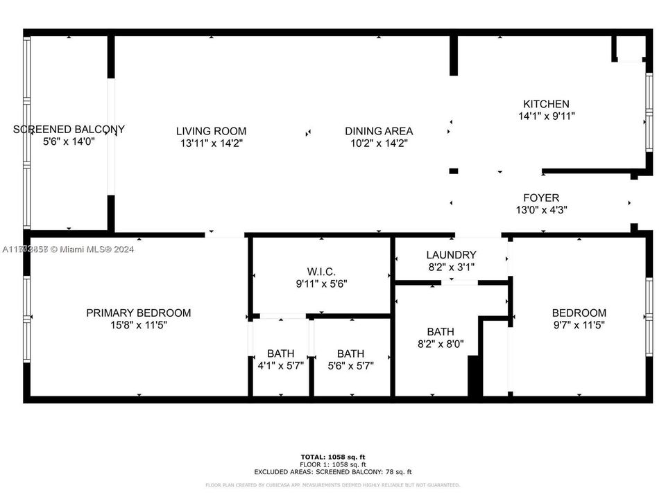 Active With Contract: $2,000 (2 beds, 2 baths, 1192 Square Feet)