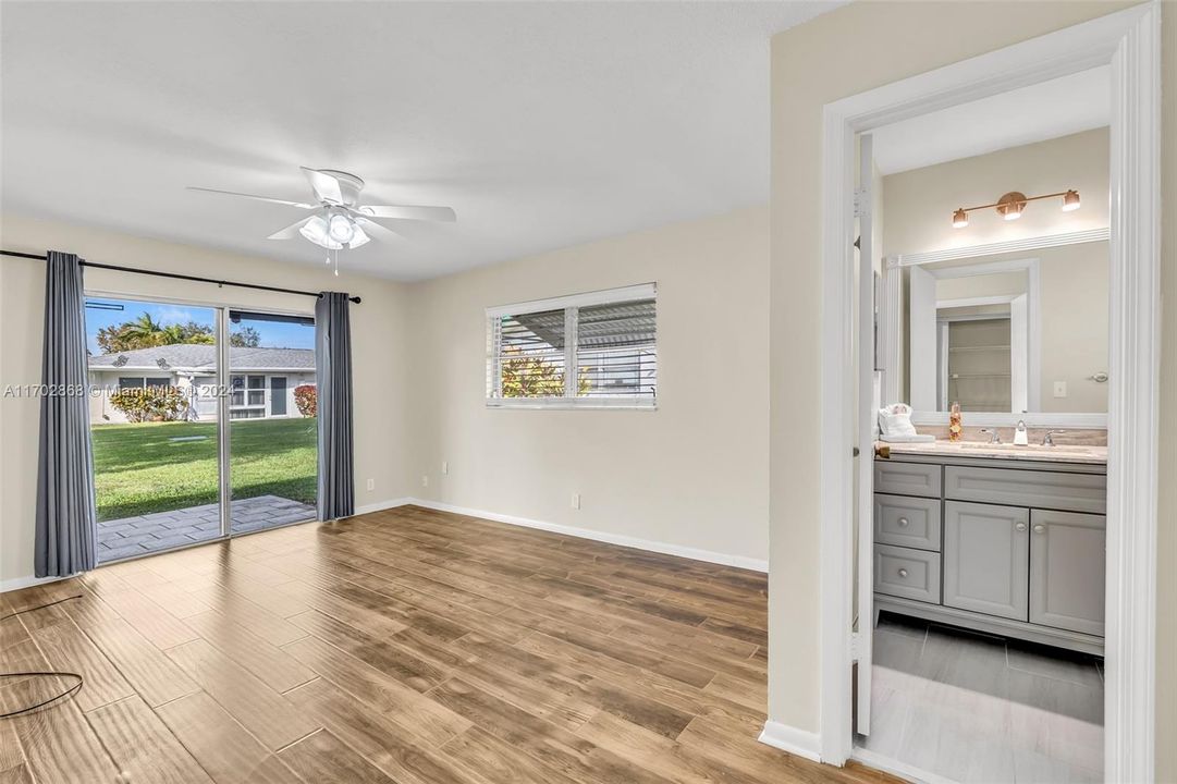 PRIMARY BEDROOM WITH MASTER BATHROOM