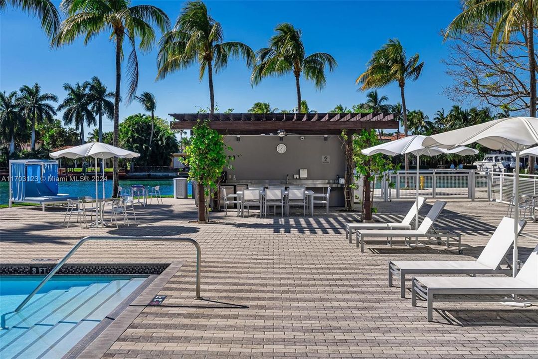 South Pool Outdoor Kitchen Area