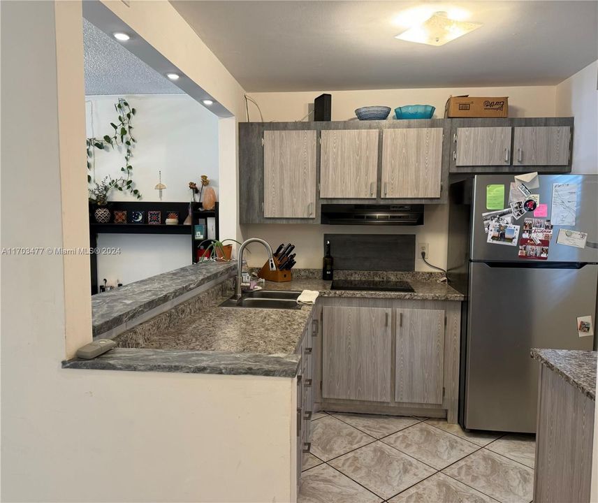 Renovated kitchen with new appliances