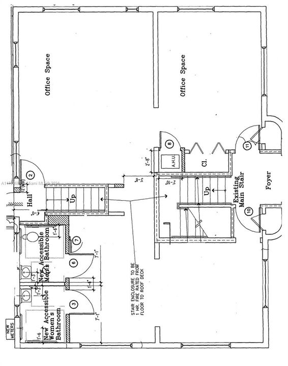 Front building first floor current layout