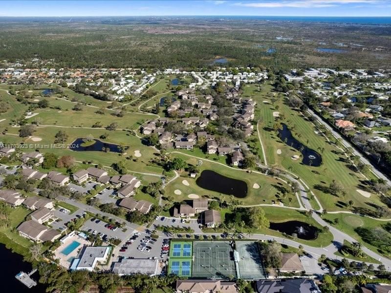 Community built along the Loxahatchee River