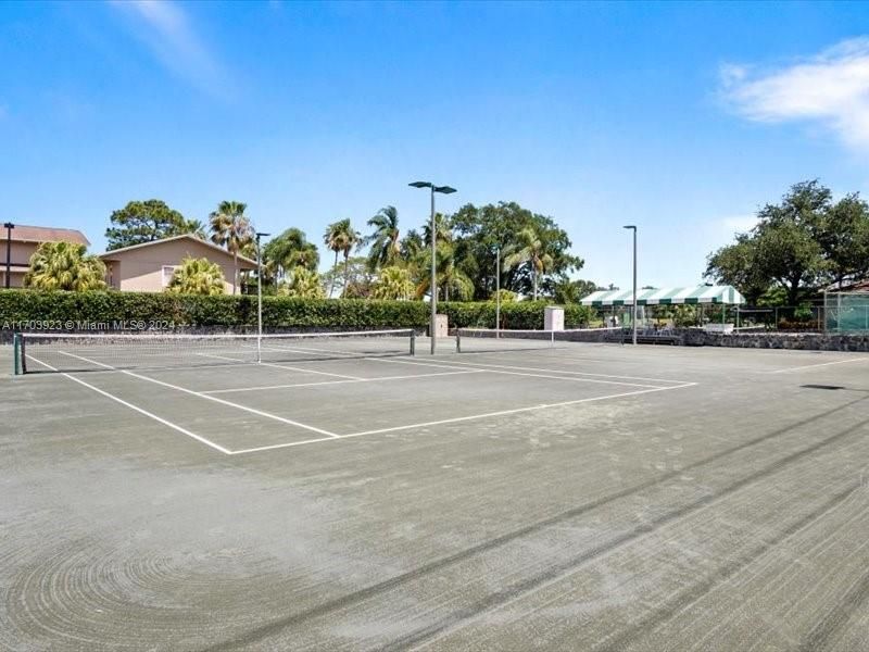 Light tennis courts