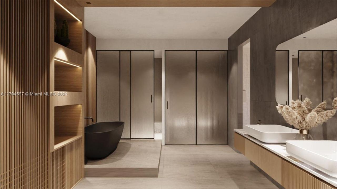 Conceptual Renderings of Bathroom