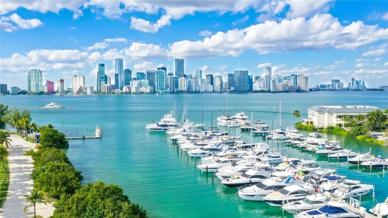 Marina and Waterfront Dining on Rickenbacker Causeway